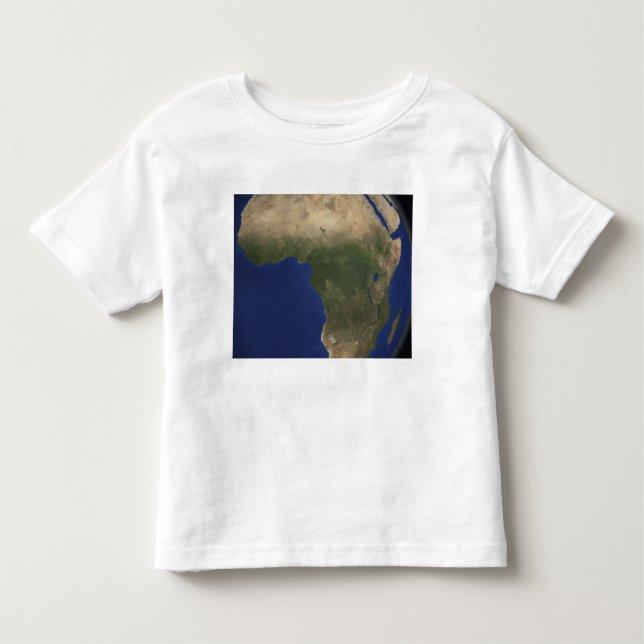 Erde mit Landbedeckung in Afrika Kleinkind T-shirt (Vorderseite)