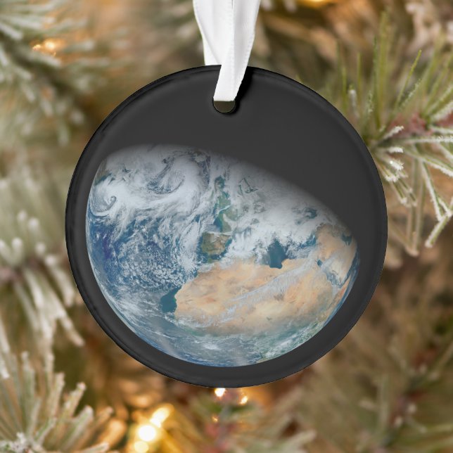 Erde mit Nordafrika und Südwesteuropa Ornament (Baum)