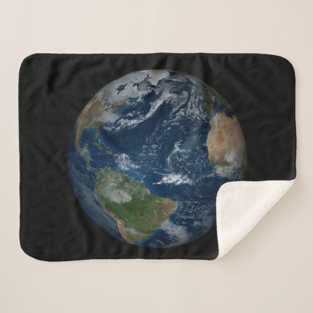 Erde mit Wolken und Meereis Sherpadecke (Vorderseite (Horizontal))