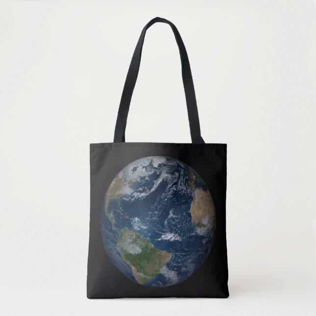 Erde mit Wolken und Meereis Tasche (Vorderseite)