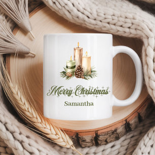 Erde neutrale Weihnachts-Tasse personalisiertes Ge Kaffeetasse