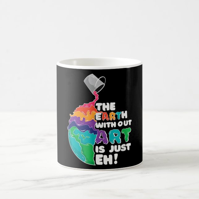 Erde ohne Kunst ist nur EH Kaffeetasse (Mittel)