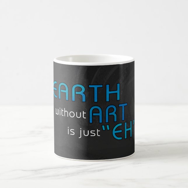 Erde ohne Kunst Kaffeetasse (Mittel)