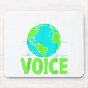 Erde Stimme Rettet den Planeten Design  Mousepad