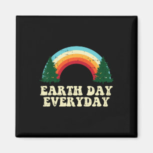 Erde Tag Bäume Alltag Retro-Umgebung Magnet