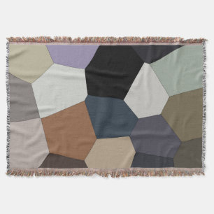 Erde Toned Muster Decke