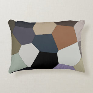 Erde Toned Muster Zierkissen