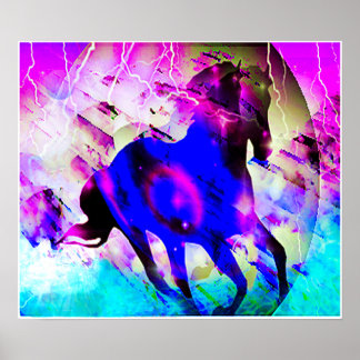 Erde und Himmel Poster