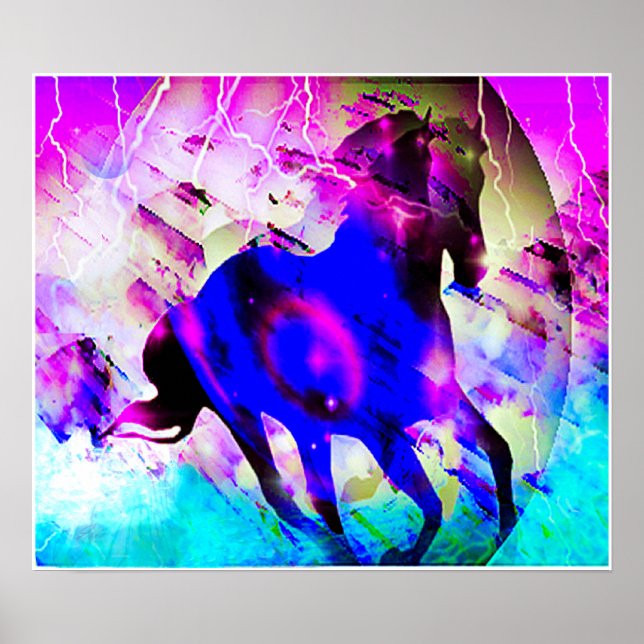 Erde und Himmel Poster (Vorne)