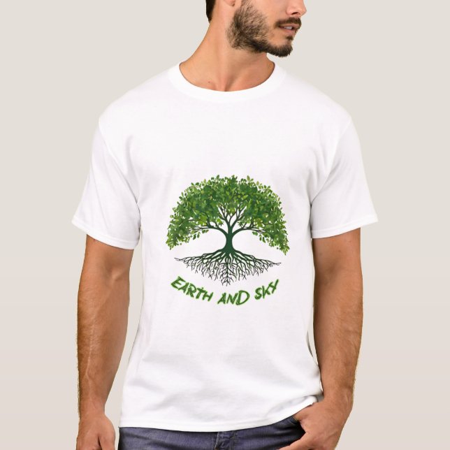 Erde und Himmel T-Shirt (Vorderseite)