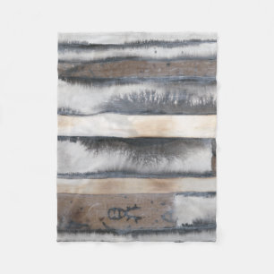 Erde und Rauchen I Fleecedecke