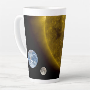 Erde und Sonne Milchtasse
