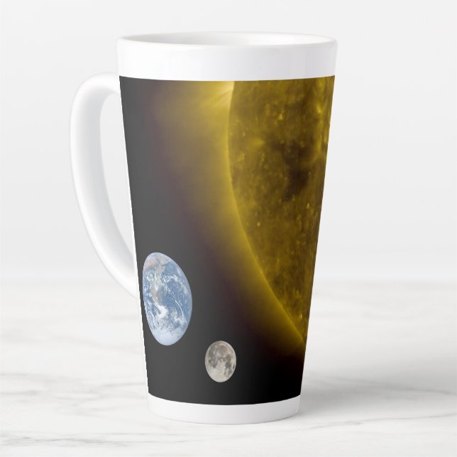 Erde und Sonne Milchtasse (Linke Ecke)