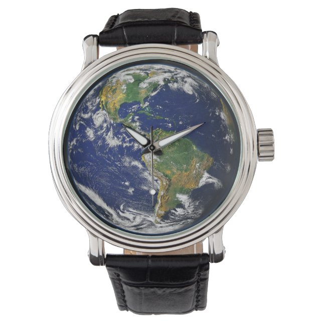 Erde Unsere Weltuhren Armbanduhr (Vorderseite)