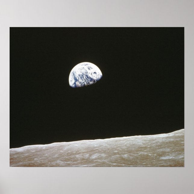 Erde vom Mond 2 Poster (Vorne)