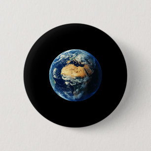 Erde Welt - Frohen Tag der Erde Rettet den Planete Button