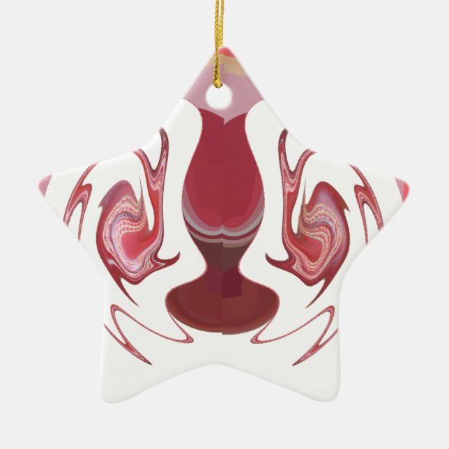 Erdember: Texturierte Tapestry aus Afrika Keramik Ornament (Vorne)