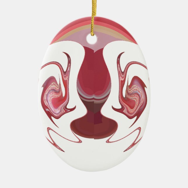 Erdember: Texturierte Tapestry aus Afrika Keramikornament (Vorne)