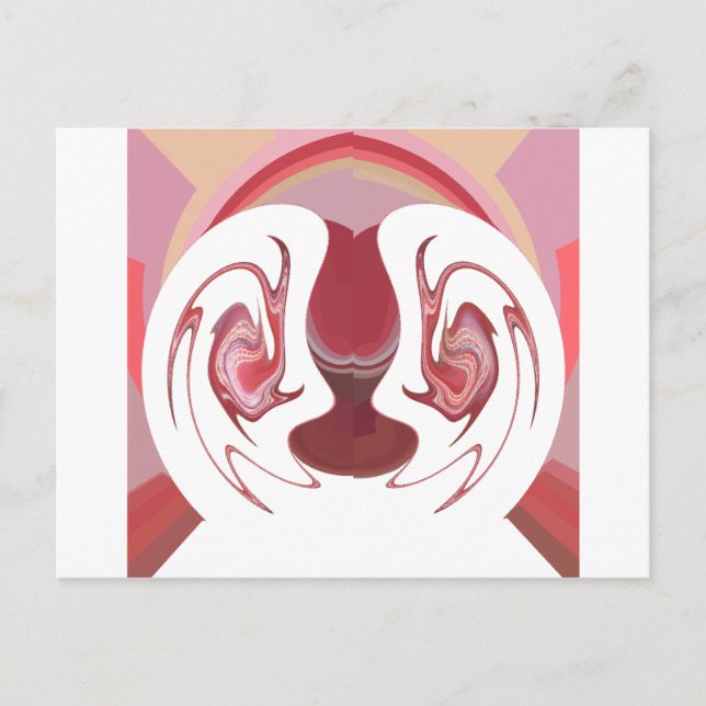 Erdember: Texturierte Tapestry aus Afrika Postkarte (Vorderseite)