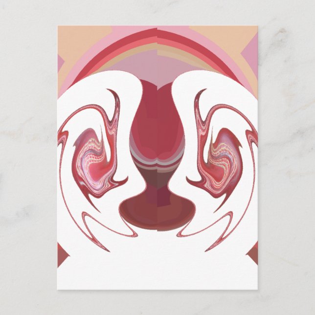 Erdember: Texturierte Tapestry aus Afrika Postkarte (Vorderseite)