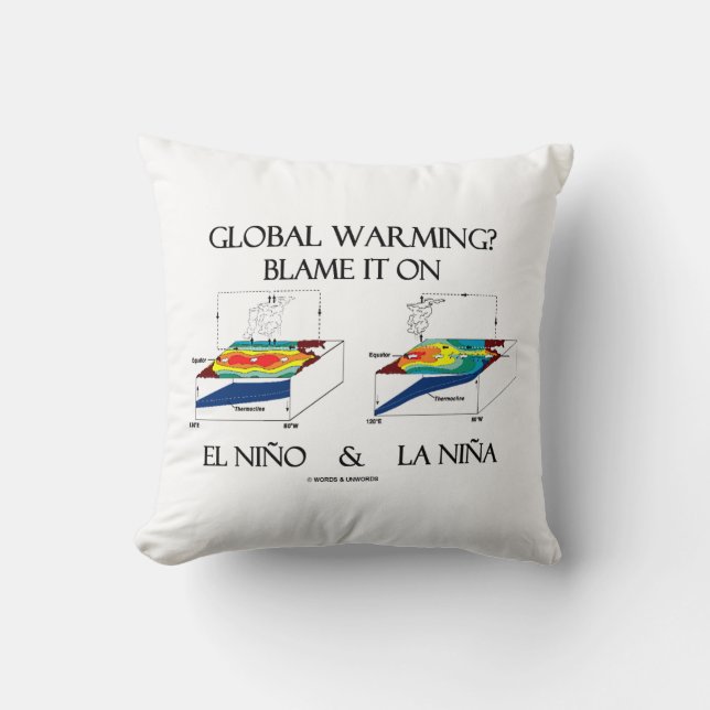 Erderwärmung? Schuld daran sind El Niño und La Niñ Kissen (Vorderseite)