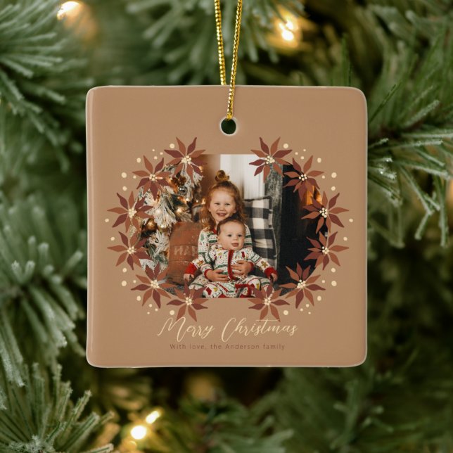Erdfarben Foto Keramik  Keramikornament (Baum)