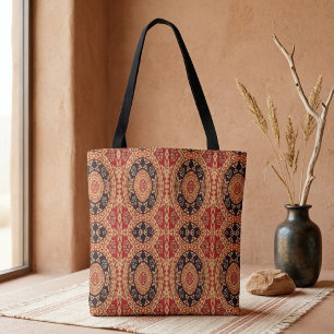 Erdfarbene Insel Tribal Tasche