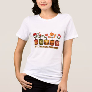Erdfeuer-Harmonie Tri-Blend Shirt