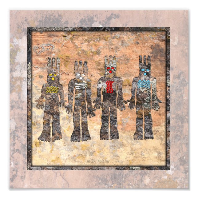 Erdfeuer und Wasser Fotodruck (Vorne)