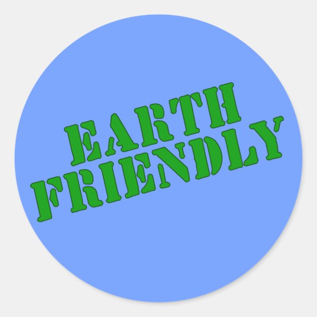 ERDFREUNDLICHE T-Shirts und Tasche des Earth Day Runder Aufkleber (Vorderseite)