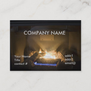 Erdgasfeuerklotz Visitenkarte