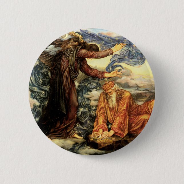 Erdgebunden an Evelyn De Morgan, Viktorianische Ku Button (Vorderseite)