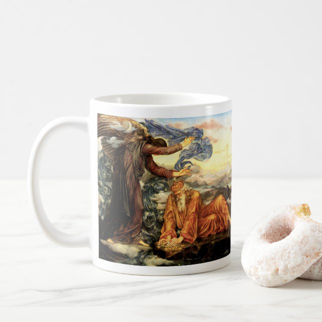 Erdgebunden an Evelyn De Morgan, Viktorianische Ku Kaffeetasse (Mit Donut)