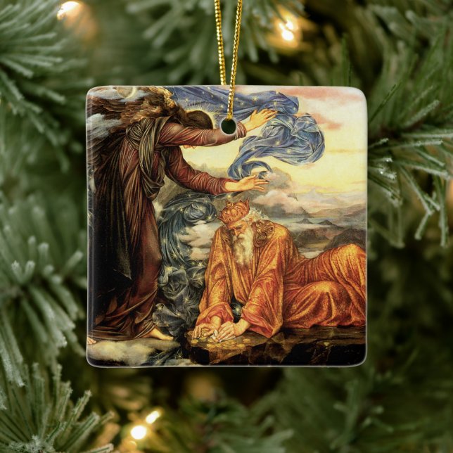 Erdgebunden an Evelyn De Morgan, Viktorianische Ku Keramikornament (Baum)
