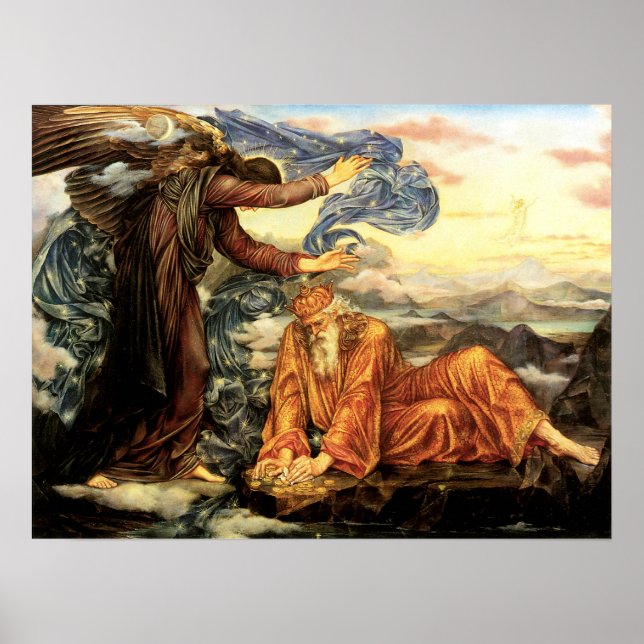 Erdgebunden an Evelyn De Morgan, Viktorianische Ku Poster (Vorne)