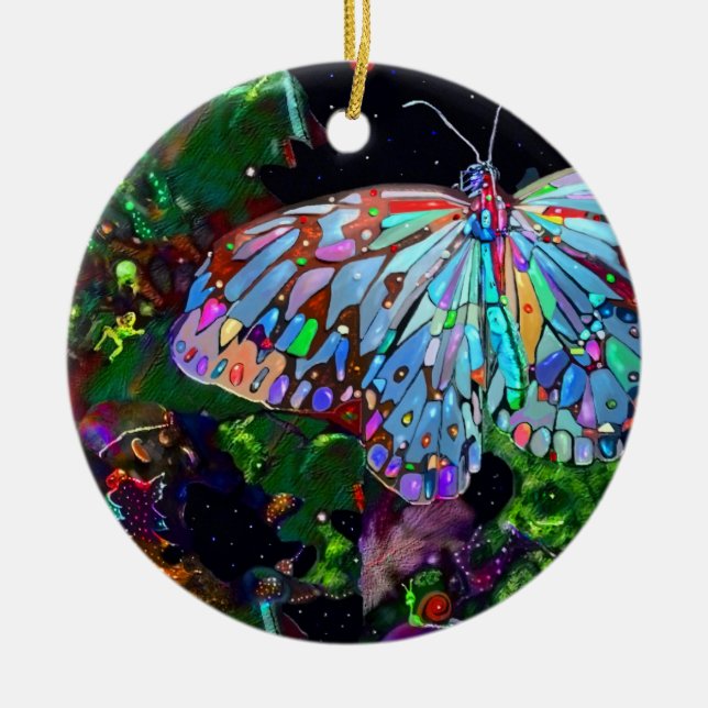 Erdgebunden! Keramikornament (Vorne)