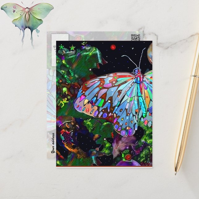 Erdgebundene Kreaturen Postkarte (Von Creator hochgeladen)