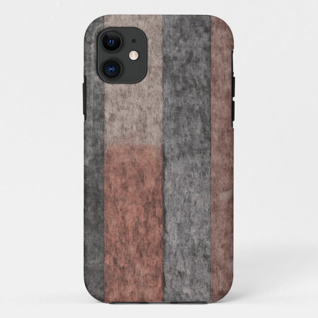 Erdgestreiftes Texturgehäuse Case-Mate iPhone Hülle (Rückseite)