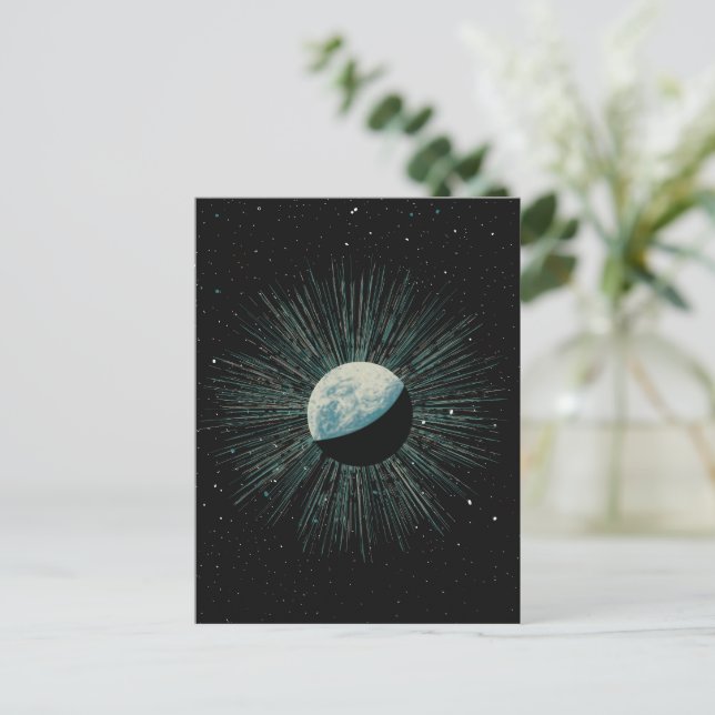 Erdglanz Postkarte (Stehend Vorderseite)