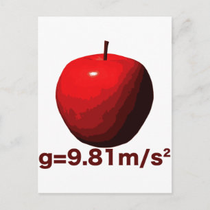 Erdgravität Postkarte