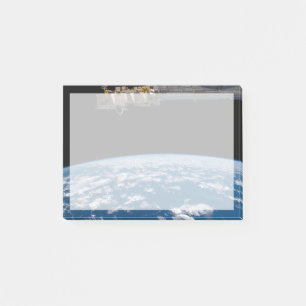 Erdgrenze oder Horizont Post-it Klebezettel