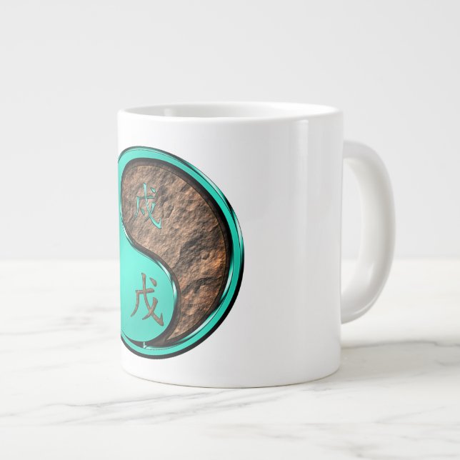 Erdhund Jumbo-Tasse (Vorderseite Rechts)