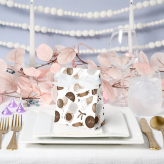Erdige braune Ballon- und Bento-Kuchen-Geburtstags Geschenkschachtel