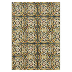 Erdige Eleganz Mosaik  Tischdecke