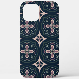 erdige farbene florale geometrische Fliesen Case-Mate iPhone Hülle