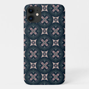 Erdige florale geometrische Kacheln Case-Mate iPhone Hülle