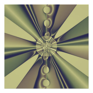 Erdige geometrische abstrakte moderne Kunst Fotodruck
