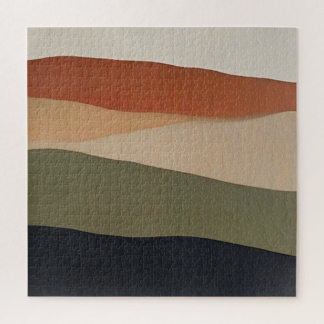 Erdige, geschichtete Landschaft Abstrakt (Vertikal)