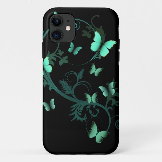 Erdige Schmetterlinge Case-Mate iPhone Hülle (Rückseite)