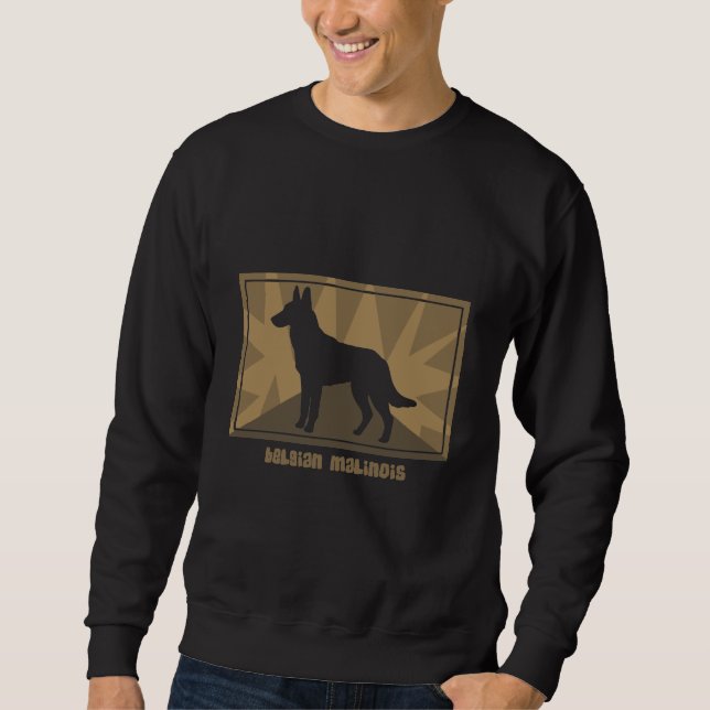 Erdiger Belgier Malinois Sweatshirt (Vorderseite)